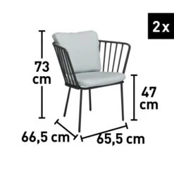 Balkonset Boonara Anthrazit 3-teilig 12 Balkonset Boonara Anthrazit 3-teilig -Gartenwelt Günstiges Geschäft 4048126607075 VM01 160920