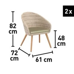 Balkonset Edmonds FSC® Beige 3-teilig 14 Balkonset Edmonds FSC® Beige 3-teilig -Gartenwelt Günstiges Geschäft 4048126608973 VM01 051020