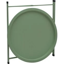 Beistelltisch Satipo Rund Grün Ø 46 Cm X 51 Cm -Gartenwelt Günstiges Geschäft 4048126613977 S02 091120 L