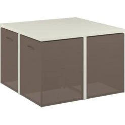 Gartenmöbel-Set Palomas 5-teilig Stahl/Textil Taupe -Gartenwelt Günstiges Geschäft 4048126619207 20