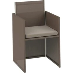 Gartenmöbel-Set Palomas 5-teilig Stahl/Textil Taupe -Gartenwelt Günstiges Geschäft 4048126619207 50