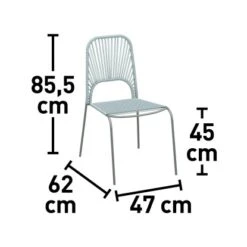 Stapelstuhl Paita Stahl -Gartenwelt Günstiges Geschäft 4048126619962 60