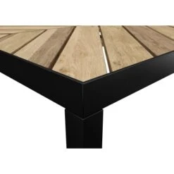 Gartentisch Ovando FSC® Rechteckig 75 Cm X 160 Cm X 90 Cm Natur-Schwarz -Gartenwelt Günstiges Geschäft 4048126623068 40