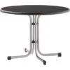 Sieger Klapptisch Boulevard Mecalit-Pro Graphit Anthrazit Ø 100 Cm X 72 Cm