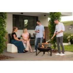 Westmann Premium Grill Feuerstelle Inkl. Grillrost Ø 70 Cm X 75 Cm Schwarz -Gartenwelt Günstiges Geschäft 4260280773407 1741 AB 04
