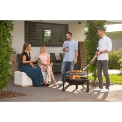 Westmann Premium Grill Feuerstelle Inkl. Grillrost Ø 70 Cm X 75 Cm Schwarz -Gartenwelt Günstiges Geschäft 4260280773407 1741 AB 05