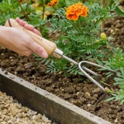 Kent & Stowe Handgrubber 3 Zinken -Gartenwelt Günstiges Geschäft 4260376734831 4550 A 01