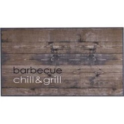 BBQ Matte "Barbecue Chill & Grill" 67 Cm X 120 Cm