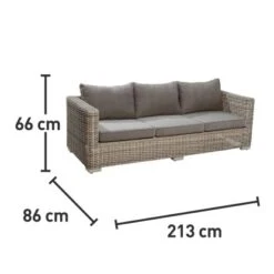 Modulargruppe Stratford 3er Couch Nature 19 Modulargruppe Stratford 3er Couch Nature -Gartenwelt Günstiges Geschäft 432701 3299 5