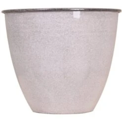 Metall-Topf Ø 26 Cm X 22 Cm Hellgrau