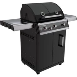 Outdoorchef Gasgrill Dualchef 325 G Schwarz 3 Brenner Mit Seitenkochstelle -Gartenwelt Günstiges Geschäft 479684 1525 3