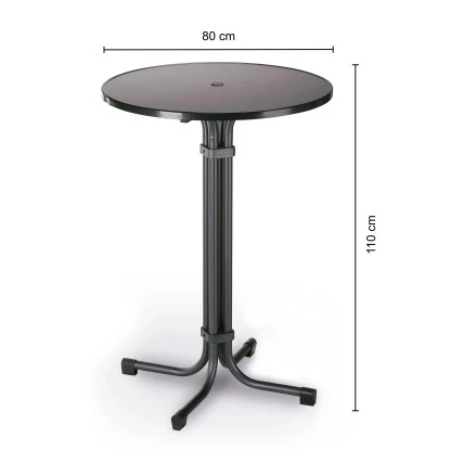 Best Freizeitmöbel Stehtisch Multiflex Rund Anthrazit 80 Cm 4 Best Freizeitmöbel Stehtisch Multiflex Rund Anthrazit 80 Cm – Bild 4