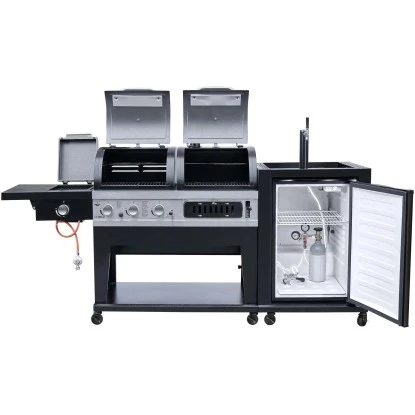 El Fuego Kombigrill 3 In 1 Mit Bierkühler Und Zapfanlage 4 El Fuego Kombigrill 3 In 1 Mit Bierkühler Und Zapfanlage – Bild 4