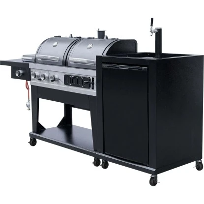 El Fuego Kombigrill 3 In 1 Mit Bierkühler Und Zapfanlage 6 El Fuego Kombigrill 3 In 1 Mit Bierkühler Und Zapfanlage – Bild 6