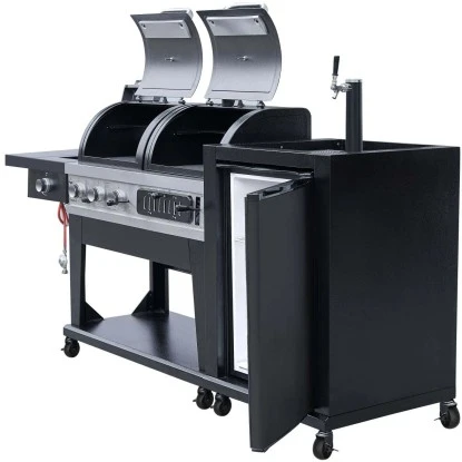 El Fuego Kombigrill 3 In 1 Mit Bierkühler Und Zapfanlage 7 El Fuego Kombigrill 3 In 1 Mit Bierkühler Und Zapfanlage – Bild 7