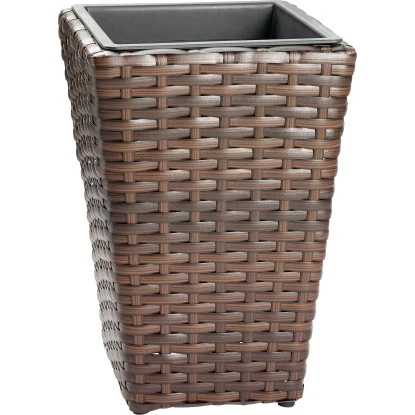 Pflanzsäule 40 Cm X 28 Cm X 28 Cm Braun 1 Pflanzsäule 40 Cm X 28 Cm X 28 Cm Braun