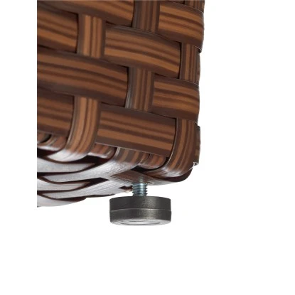 Pflanzsäule 40 Cm X 28 Cm X 28 Cm Braun 2 Pflanzsäule 40 Cm X 28 Cm X 28 Cm Braun – Bild 2