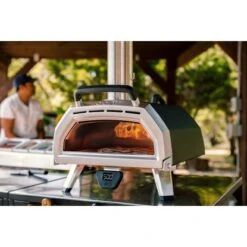 Ooni Pizzaofen Karu 16 Multi-Brennstoff Outdoor Edelstahl/Schwarz -Gartenwelt Günstiges Geschäft 60568345451 11029300 AB 02