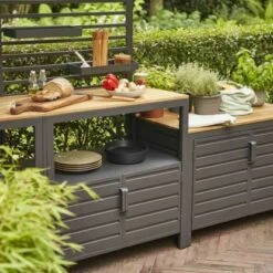 Siena Garden Outdoor Kitchen Mittelteil Sierra Niedrig 100 Cm X 56 Cm X 70 Cm -Gartenwelt Günstiges Geschäft 6072086 04