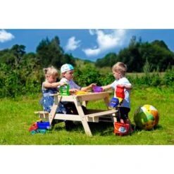Timbela Kindersitzgarnitur Holz M010-1 Mit Staufach -Gartenwelt Günstiges Geschäft 60827950792 11023400 AB 06