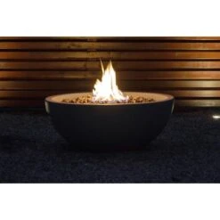 Dobar Outdoor-Feuerschale Mit Gasflamme Lunar Ø 90 Cm Grau -Gartenwelt Günstiges Geschäft 637 lavaofenfeuerstelle 10