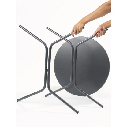 Schaffner Garten- Und Balkon-Beistelltisch Pix Ø 60 Cm Gelb 2 Schaffner Garten- Und Balkon-Beistelltisch Pix Ø 60 Cm Gelb – Bild 2