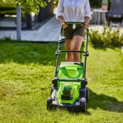 Greenworks Akku-Rasenmäher G40LM41K4 KIT 40V -Gartenwelt Günstiges Geschäft 6952909025865 2705 A 02