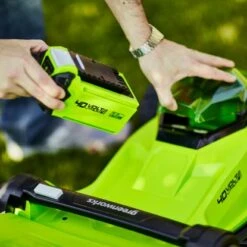 Greenworks Akku-Rasenmäher G40LM41K4 KIT 40V -Gartenwelt Günstiges Geschäft 6952909025865 2705 A 03