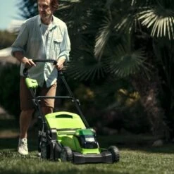 Greenworks Akku-Rasenmäher G40LM41K4 KIT 40V -Gartenwelt Günstiges Geschäft 6952909025865 2705 A 08