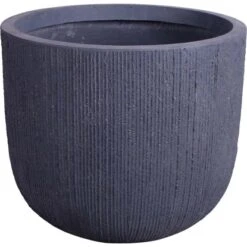 OBI Pflanztopf Thionne Ø 44,5 Cm X 38,5 Cm Dunkelgrau