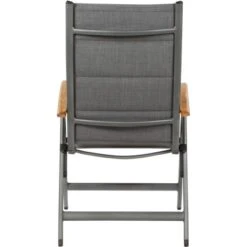 Siena Garden Klappsessel Savina XL Alu 72 Cm X 62,5 Cm X 113 Cm Grau FSC® -Gartenwelt Günstiges Geschäft 720496 1346 04