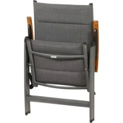 Siena Garden Klappsessel Savina XL Alu 72 Cm X 62,5 Cm X 113 Cm Grau FSC® -Gartenwelt Günstiges Geschäft 720496 1346 12