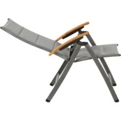 Siena Garden Klappsessel Savina XL Alu 72 Cm X 62,5 Cm X 113 Cm Grau FSC® -Gartenwelt Günstiges Geschäft 720496 1346 13