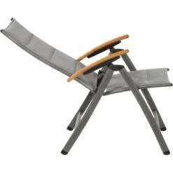 Siena Garden Klappsessel Savina XL Alu 72 Cm X 62,5 Cm X 113 Cm Grau FSC® -Gartenwelt Günstiges Geschäft 720496 1346 14