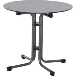 Siena Garden Klapptisch Sola Stahl Ø 80 Cm Anthrazit