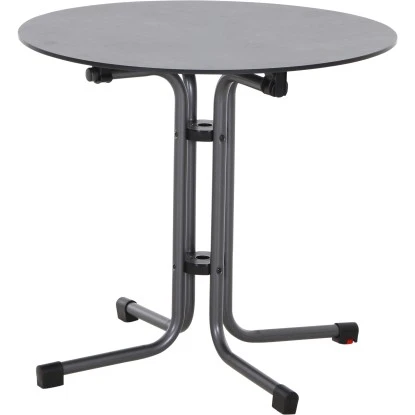 Siena Garden Klapptisch Sola Stahl Ø 80 Cm Anthrazit 1 Siena Garden Klapptisch Sola Stahl Ø 80 Cm Anthrazit