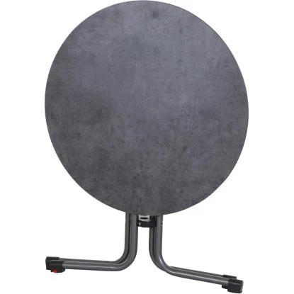 Siena Garden Klapptisch Sola Stahl Ø 80 Cm Anthrazit 8 Siena Garden Klapptisch Sola Stahl Ø 80 Cm Anthrazit – Bild 8