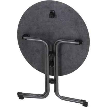 Siena Garden Klapptisch Sola Stahl Ø 80 Cm Anthrazit 9 Siena Garden Klapptisch Sola Stahl Ø 80 Cm Anthrazit – Bild 9