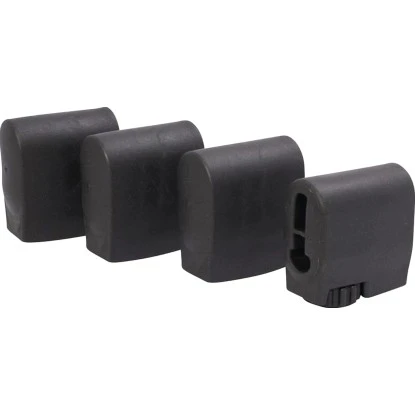 Sieger Fußkappen-Set 4er Grau 25 Mm X 45 Mm 1 Sieger Fußkappen-Set 4er Grau 25 Mm X 45 Mm