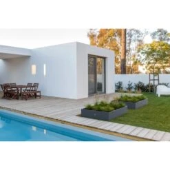 Herstera Garden Pflanzkasten Anthrazit 100 Cm X 150 Cm X 25 Cm -Gartenwelt Günstiges Geschäft 730807 1741 HG08979802 04