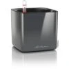 Lechuza Pflanzgefäß Cube Glossy 14 Anthrazit Highgloss 14 Cm X 14 Cm