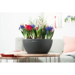 Lechuza Pflanzgefäß Cubeto Stone 30 Graphitschwarz Ø 30 Cm -Gartenwelt Günstiges Geschäft 754216 4186 4