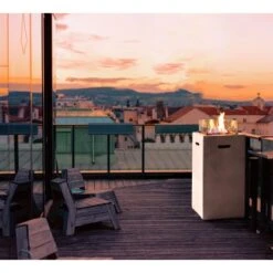 Amare Gas-Feuerstelle Für Den Außenbereich Quadratisch Weiß 15 Amare Gas-Feuerstelle Für Den Außenbereich Quadratisch Weiß -Gartenwelt Günstiges Geschäft 765603 4655 04