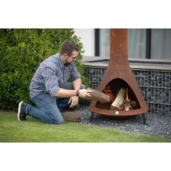 Westmann Feuerstelle Inkl. Rauchablass Rost 10 Westmann Feuerstelle Inkl. Rauchablass Rost -Gartenwelt Günstiges Geschäft 8346561 1741 WMLG900R 02