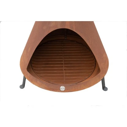 Westmann Feuerstelle Inkl. Rauchablass Rost 2 Westmann Feuerstelle Inkl. Rauchablass Rost – Bild 2