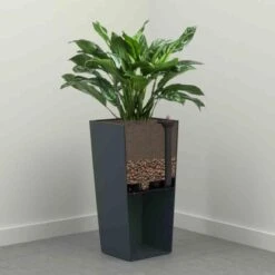 Siena Garden Pflanzgefäß Modern Nizza Graphit 40x40x75,3 Cm 9 Siena Garden Pflanzgefäß Modern Nizza Graphit 40x40x75,3 Cm -Gartenwelt Günstiges Geschäft 8630782 1346 3