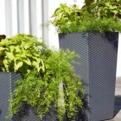 Siena Garden Pflanzgefäß Modern Nizza Graphit 40x40x75,3 Cm 13 Siena Garden Pflanzgefäß Modern Nizza Graphit 40x40x75,3 Cm -Gartenwelt Günstiges Geschäft 8630782 1346 7