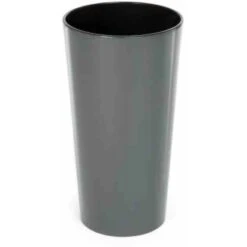 Siena Garden Pflanzgefäß Modern Lille Anthrazit Ø 30x57,0 Cm