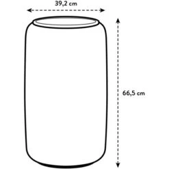 Elho Übertopf Pure Beads Large Ø 39,2 Cm Walnussbraun -Gartenwelt Günstiges Geschäft 8711904350260 4667 04