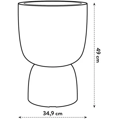 Elho Blumentopf Pure Coupe Ø 34,9 Cm Schwarz 4 Elho Blumentopf Pure Coupe Ø 34,9 Cm Schwarz – Bild 4